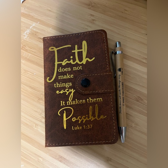 Scripture Notebooks with Gold Lettering - Picture 3 of 6